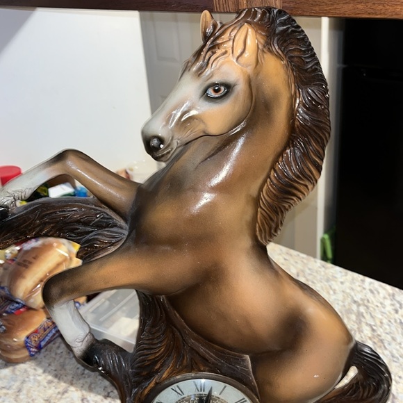 Antique horse clock - Picture 6 of 6